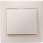 Выключатель 1-кл. СП Кварта 10А IP20 ВС10-1-0-ККм крем. GENERICA EVK10-K33-10-DM