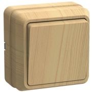 Выключатель 1-кл. ОП Октава 10А IP20 ВС20-1-0-ОС сосна GENERICA EVO10-K03-10-DC