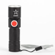 Фонарь светодиодный аккумуляторный MA-601 АР «Циркон» 3Вт регулир. фокус 3 режима Li USB алюм. (блист.) Эра Б0030191