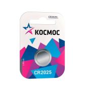 Элемент питания литиевый CR2025 1хBL (блист.1шт) КОСМОС KOC20251BL