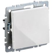 Выключатель 1-кл. СП BRITE ВС10-1-4-БрБ 10А самовозвратн. механизм бел. IEK BR-V14-0-10-K01