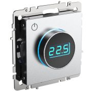 Термостат электронный с индик. BRITE СП IP20 ТС10-1-БрА механизм алюм. IEK BR-RT11-K47