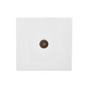 Розетка оконечная TV 1-м ОП LETO бел. LEZARD 752-0200-130